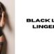 black lace lingerie